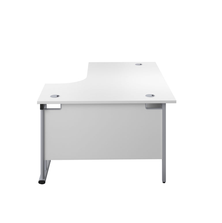 Twin Upright Right Hand 1800mm Crescent Desk