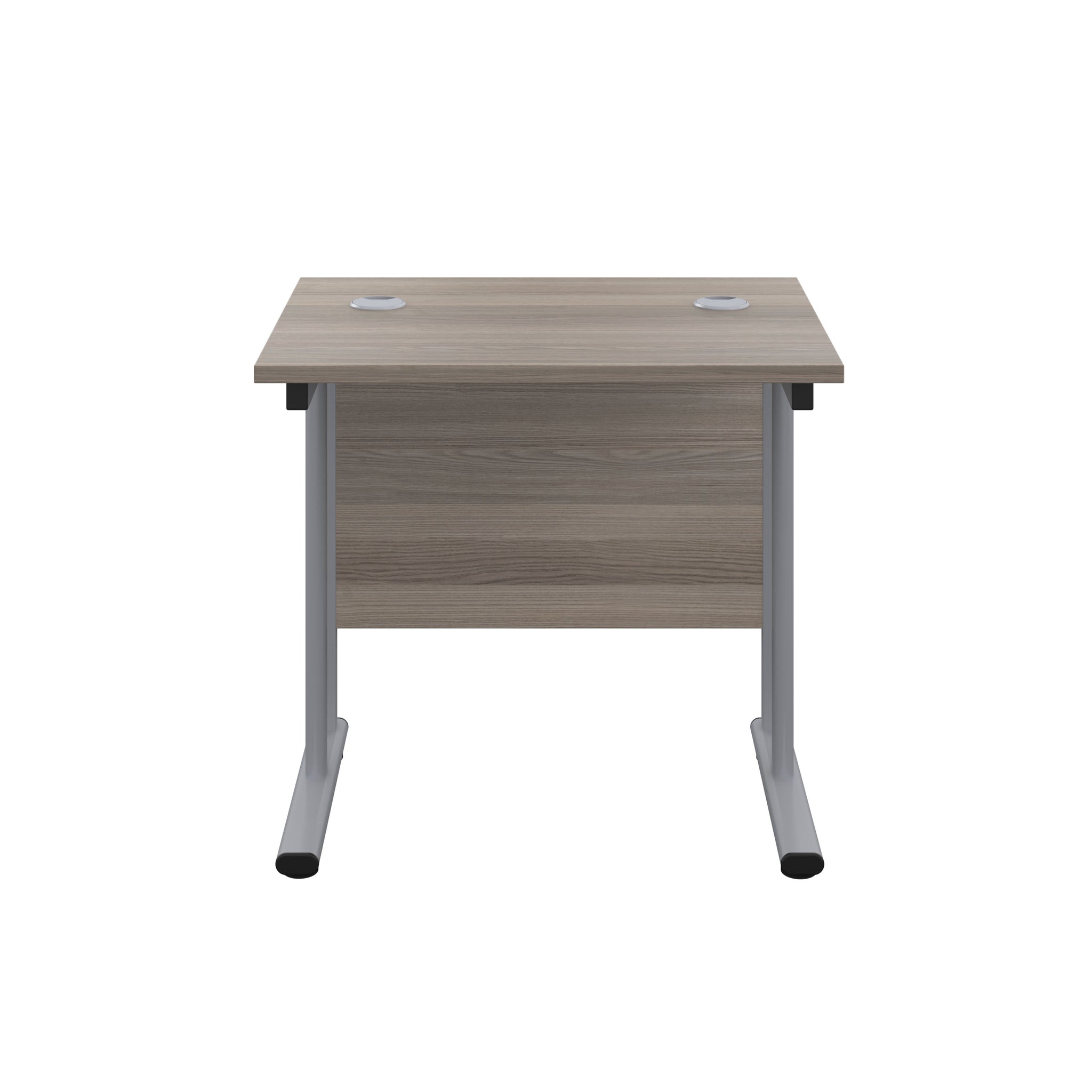 Twin Upright Straight 800mm Slim Desk