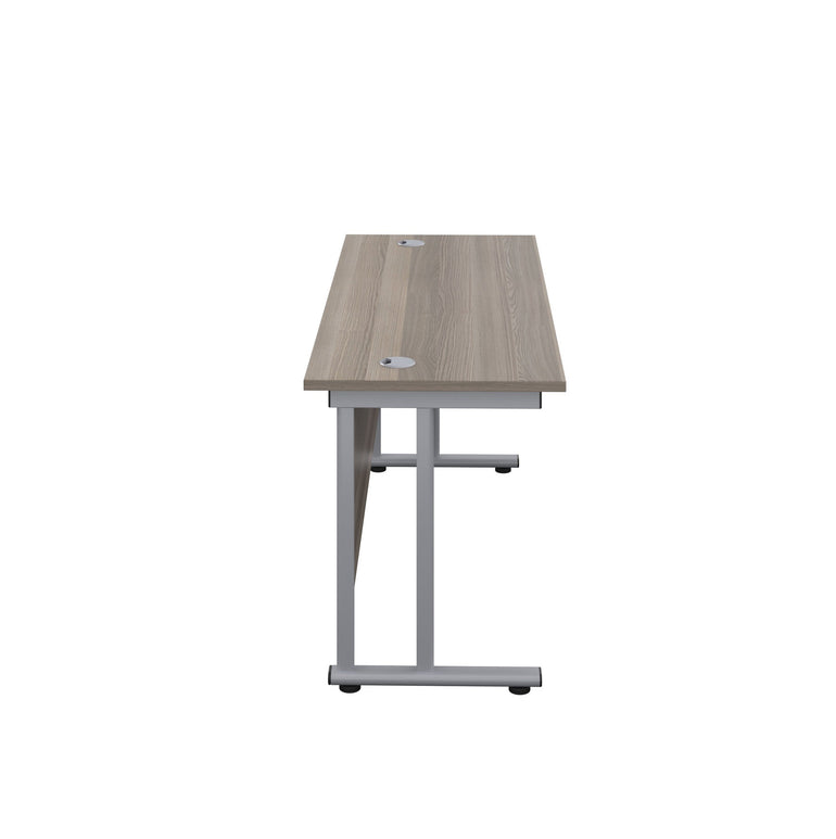 Twin Upright Straight 1200mm Desk