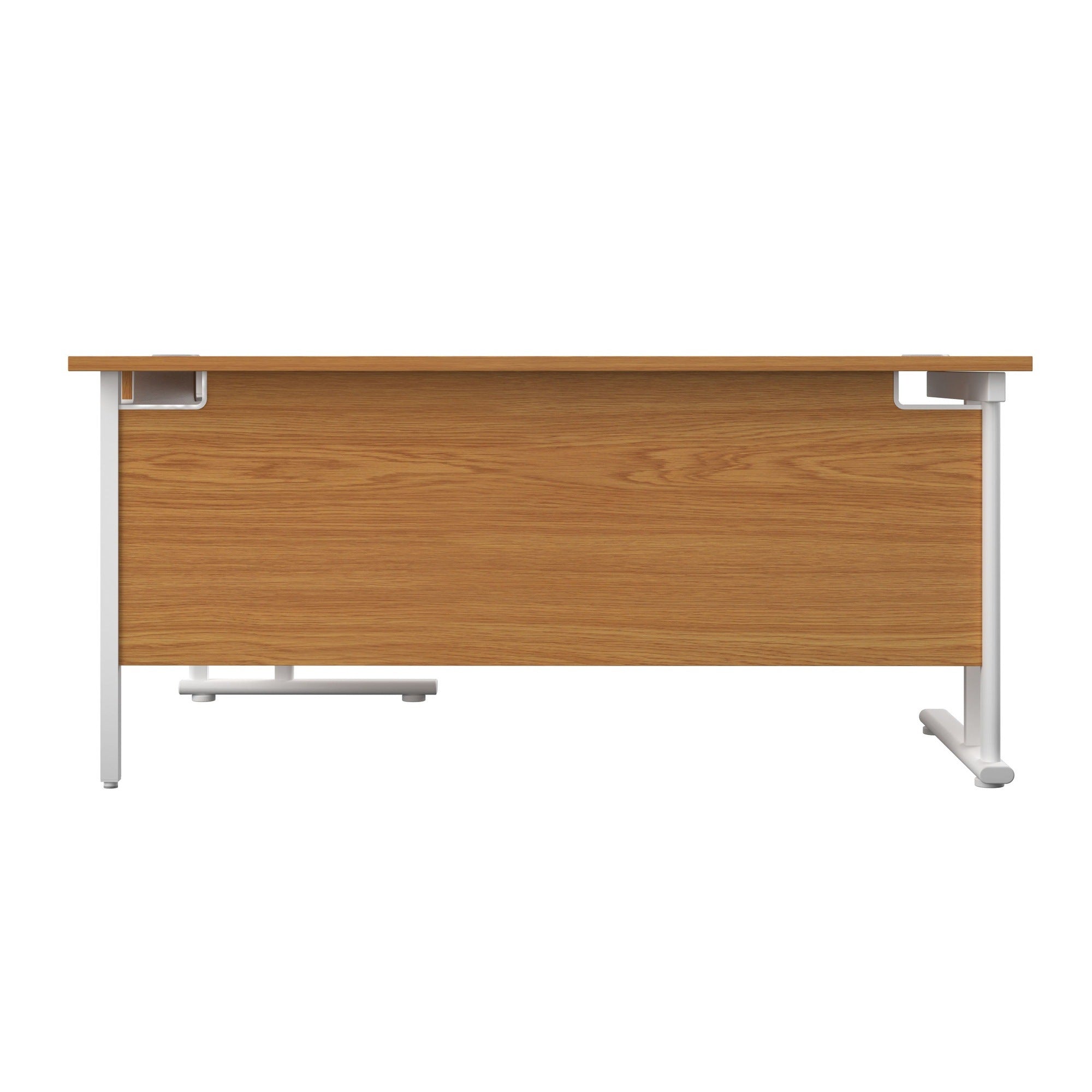 Twin Upright Right Hand 1800mm Crescent Desk