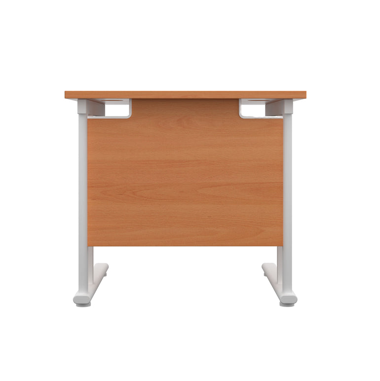 Twin Upright Straight 800mm Desk