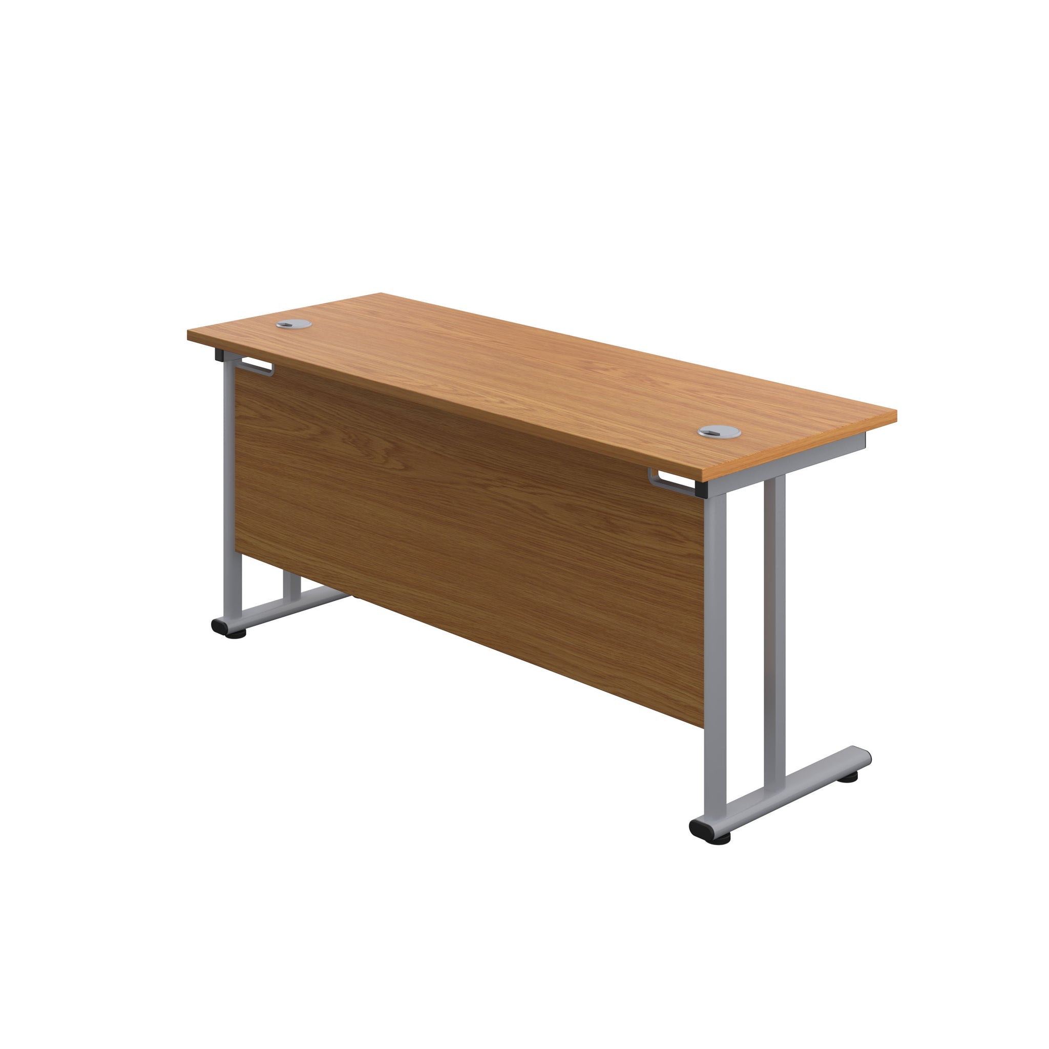 Twin Upright Straight 1800mm Slim Desk