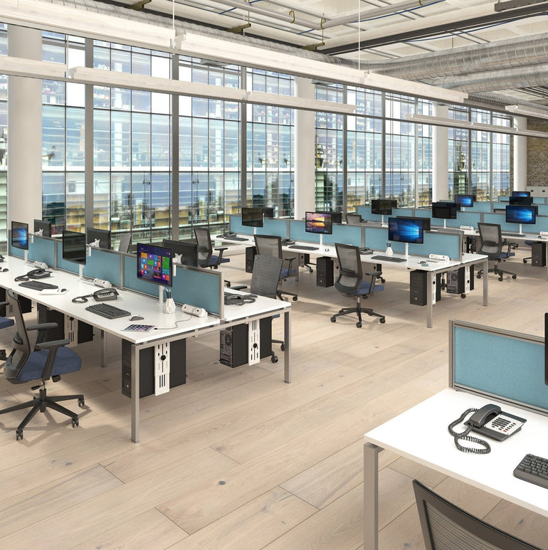 Adapt triple to back desks 1200 deep - Office Products Online