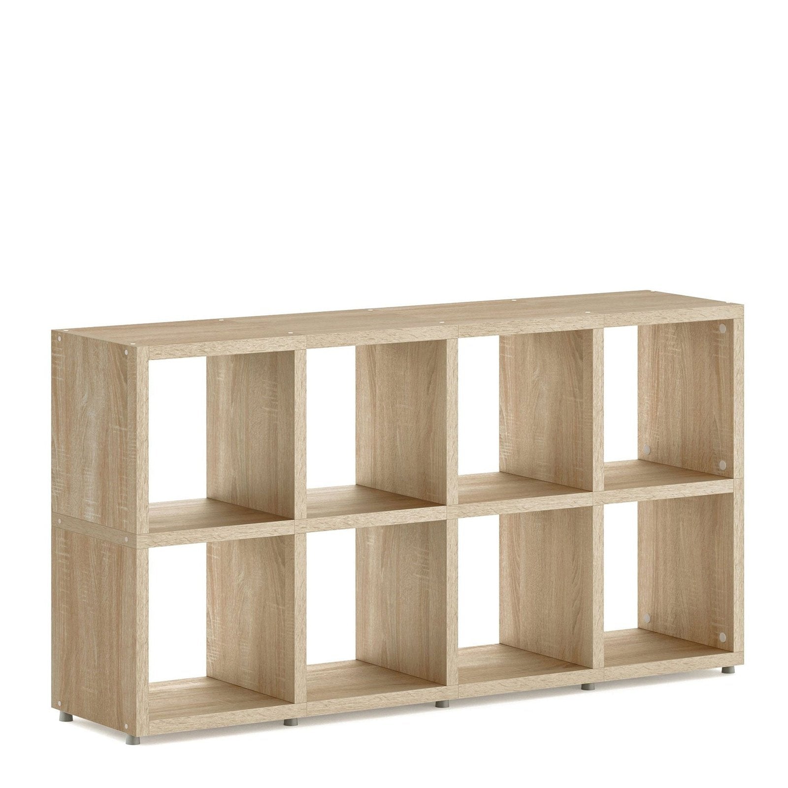 Boon 8x Cube Shelf Storage System - 760x1450x330mm - Office Products Online