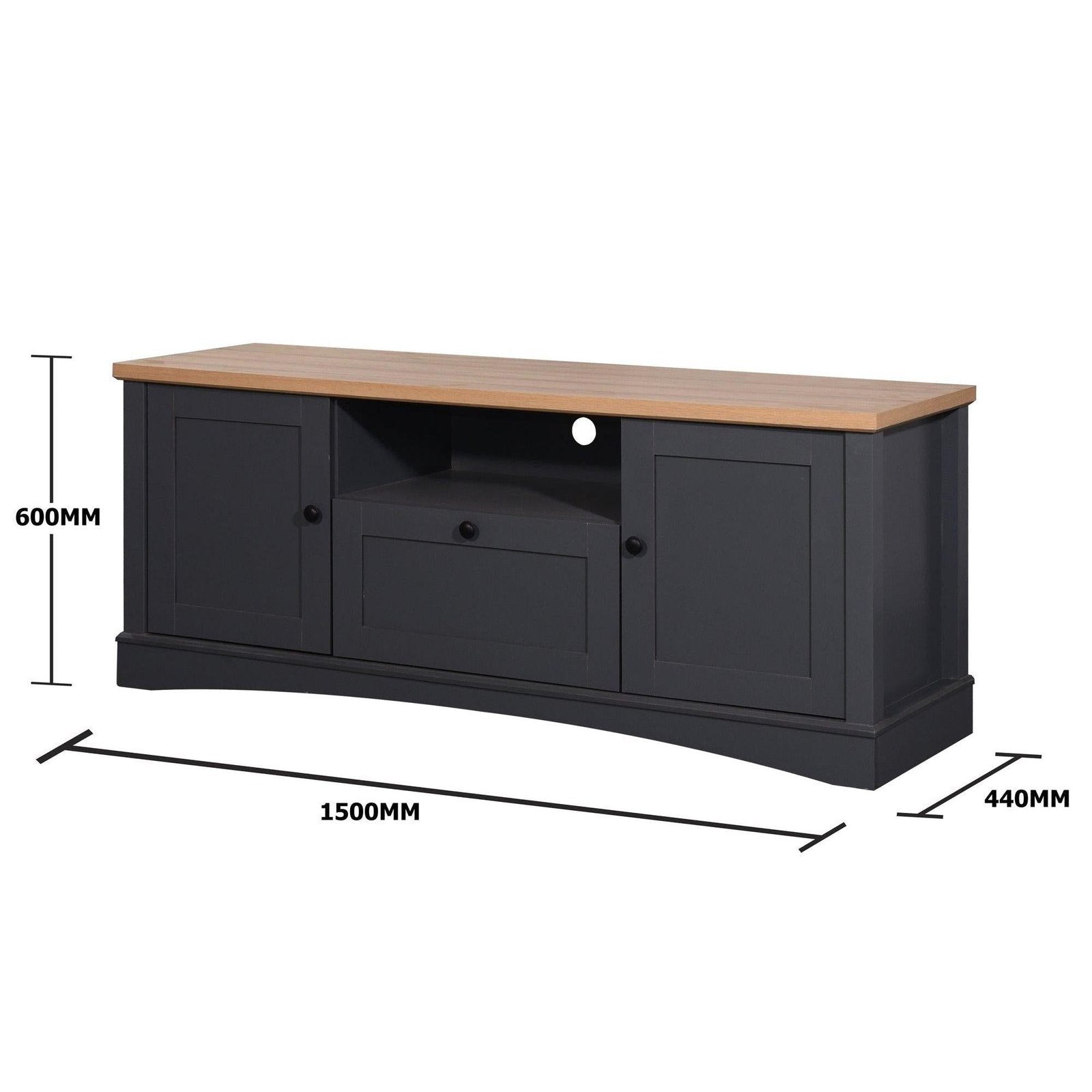 Carden TV Cabinet Doors Drawer allhomely