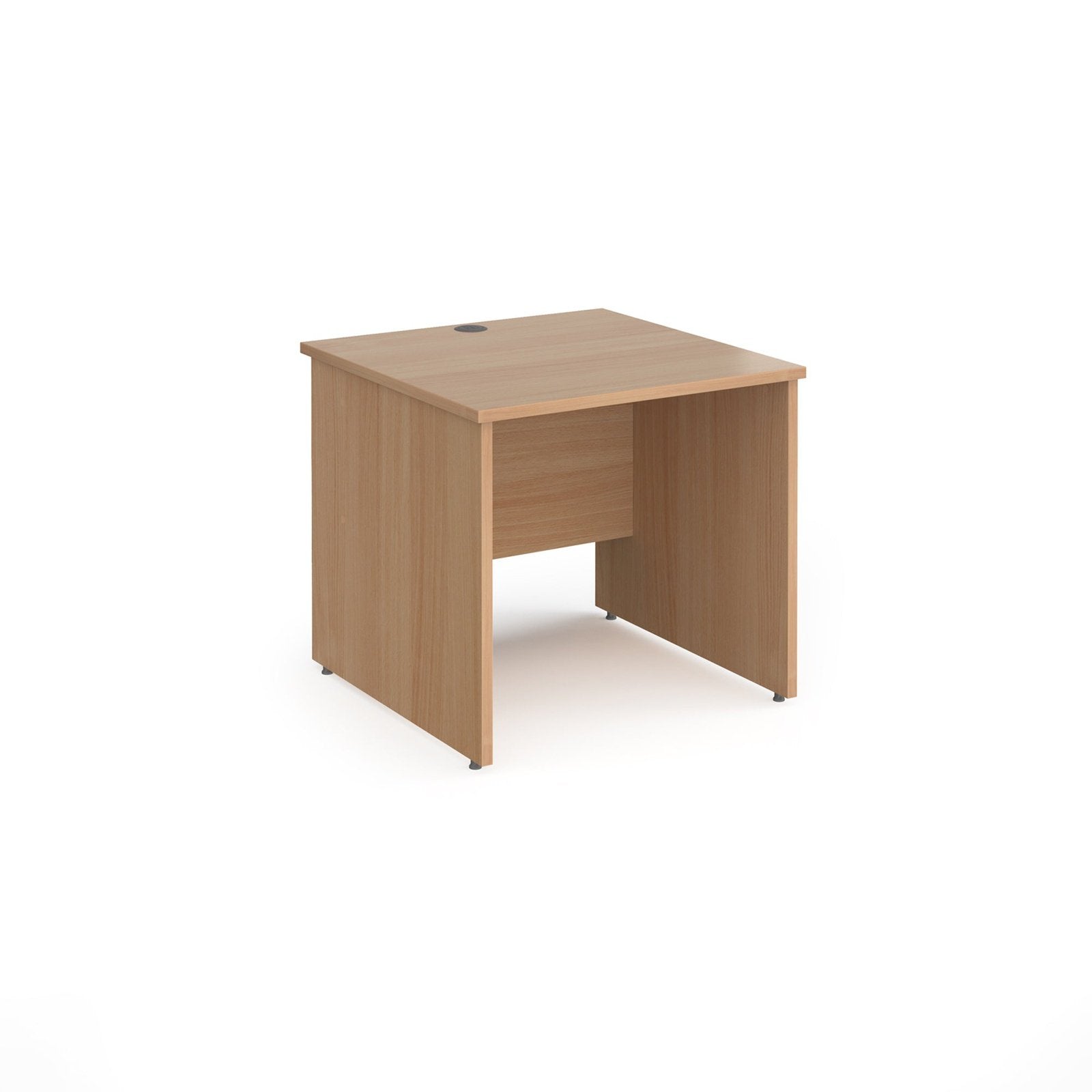 Contract 25 straight desk with panel leg - Office Products Online