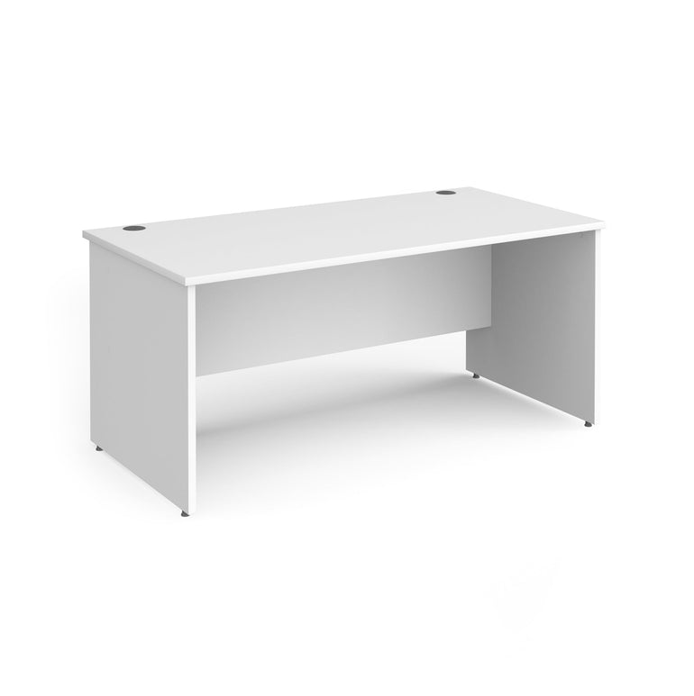 Contract 25 straight desk with panel leg - Office Products Online