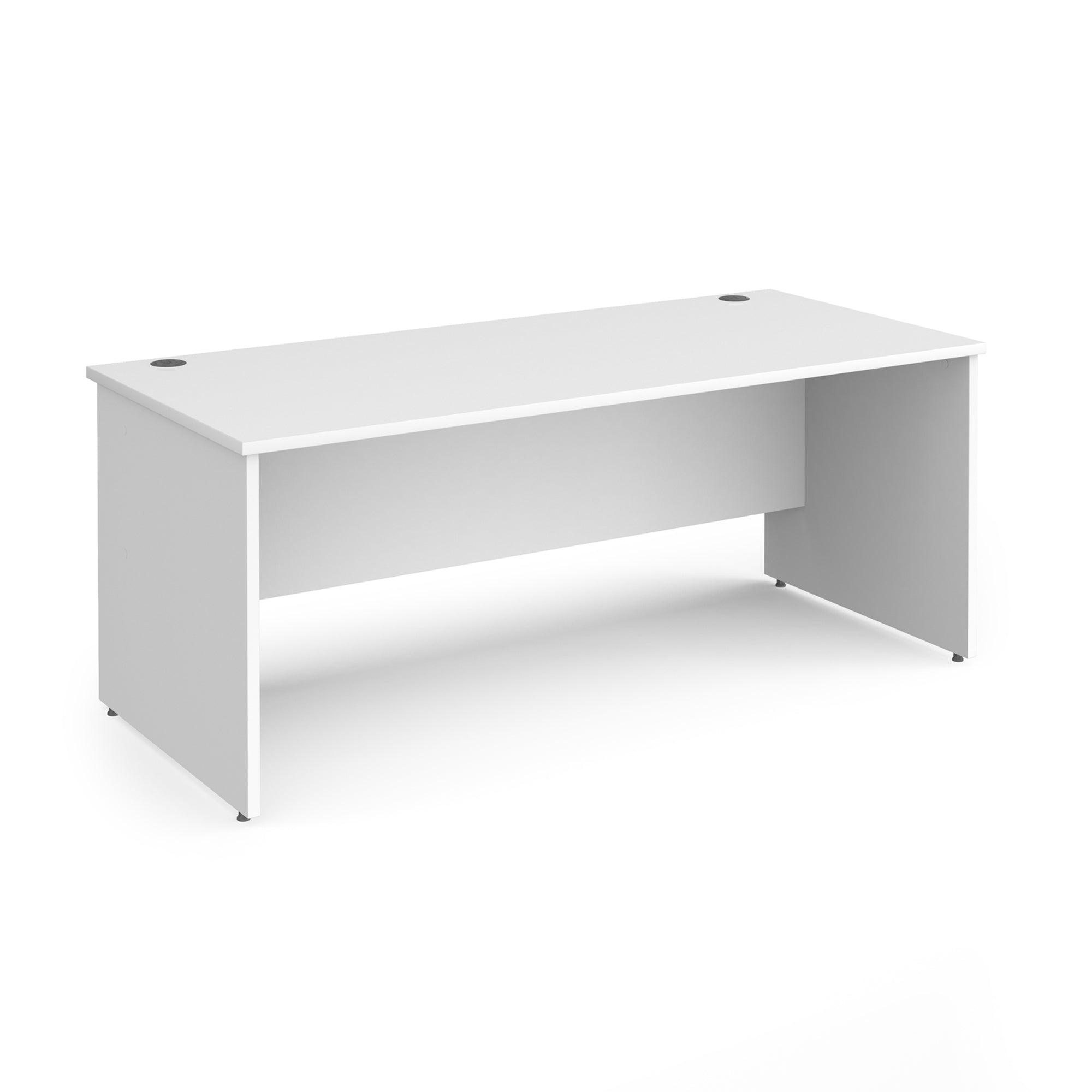 Contract 25 straight desk with panel leg - Office Products Online