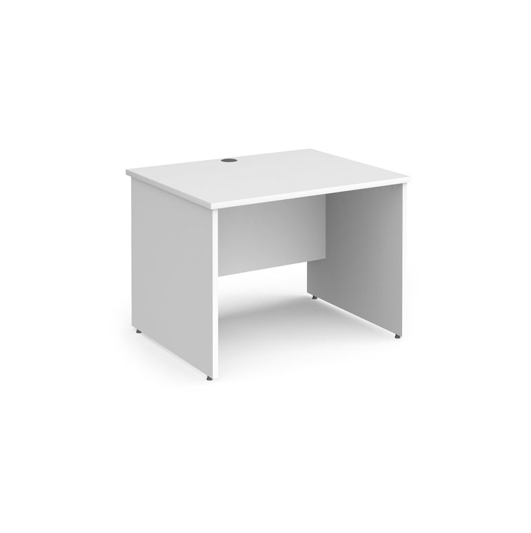 Contract 25 straight desk with panel leg - Office Products Online