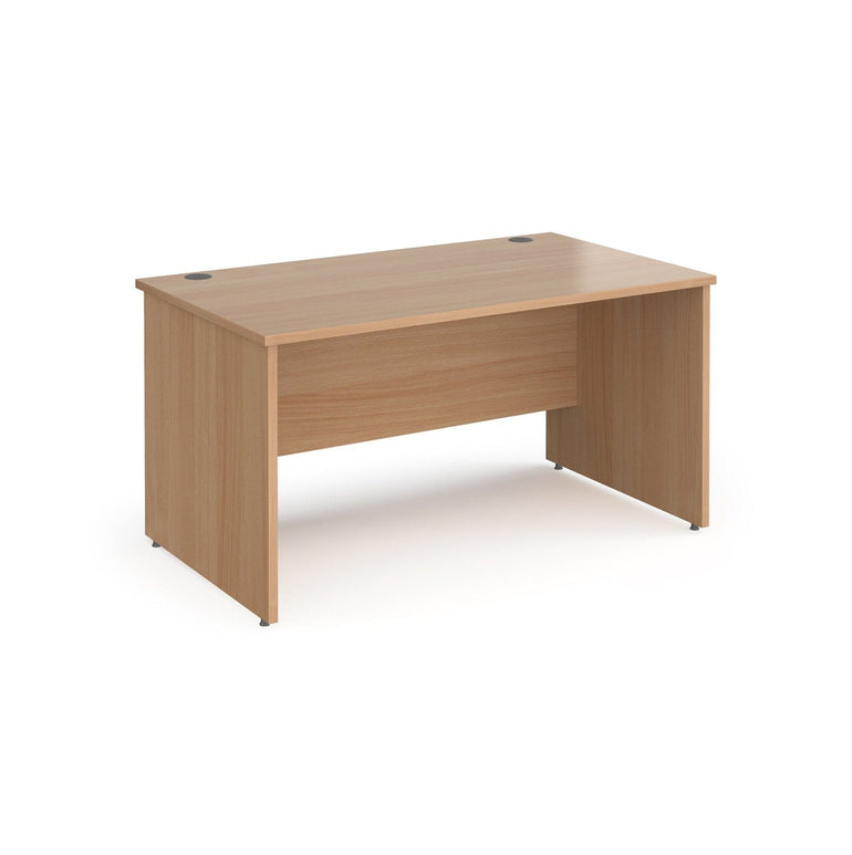 Contract 25 straight desk with panel leg - Office Products Online