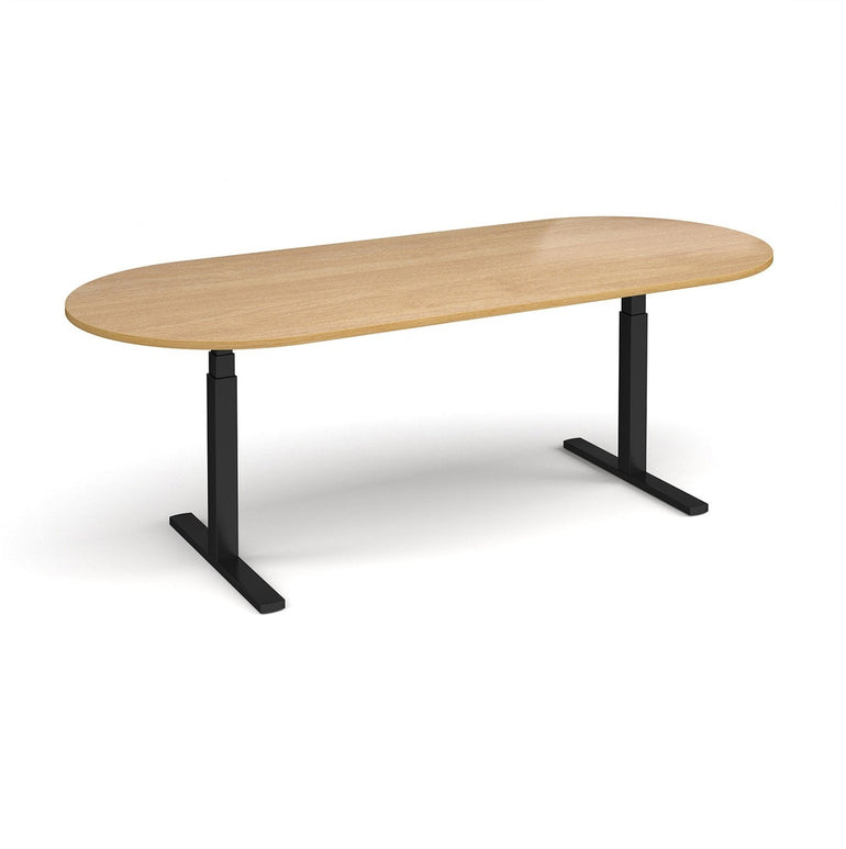 Elev8 Touch radial end boardroom table - Office Products Online