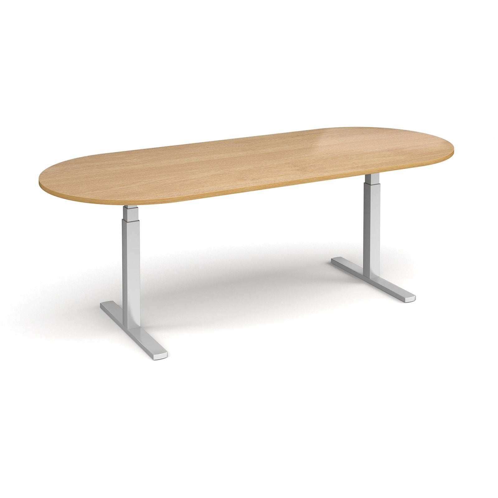 Elev8 Touch radial end boardroom table - Office Products Online