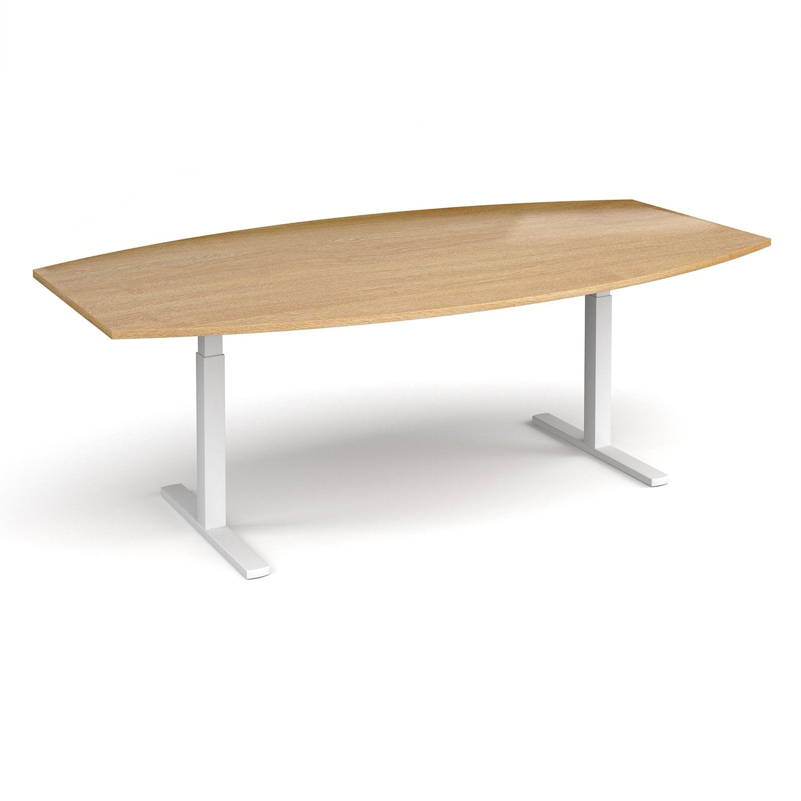 Elev8 Touch radial end boardroom table - Office Products Online