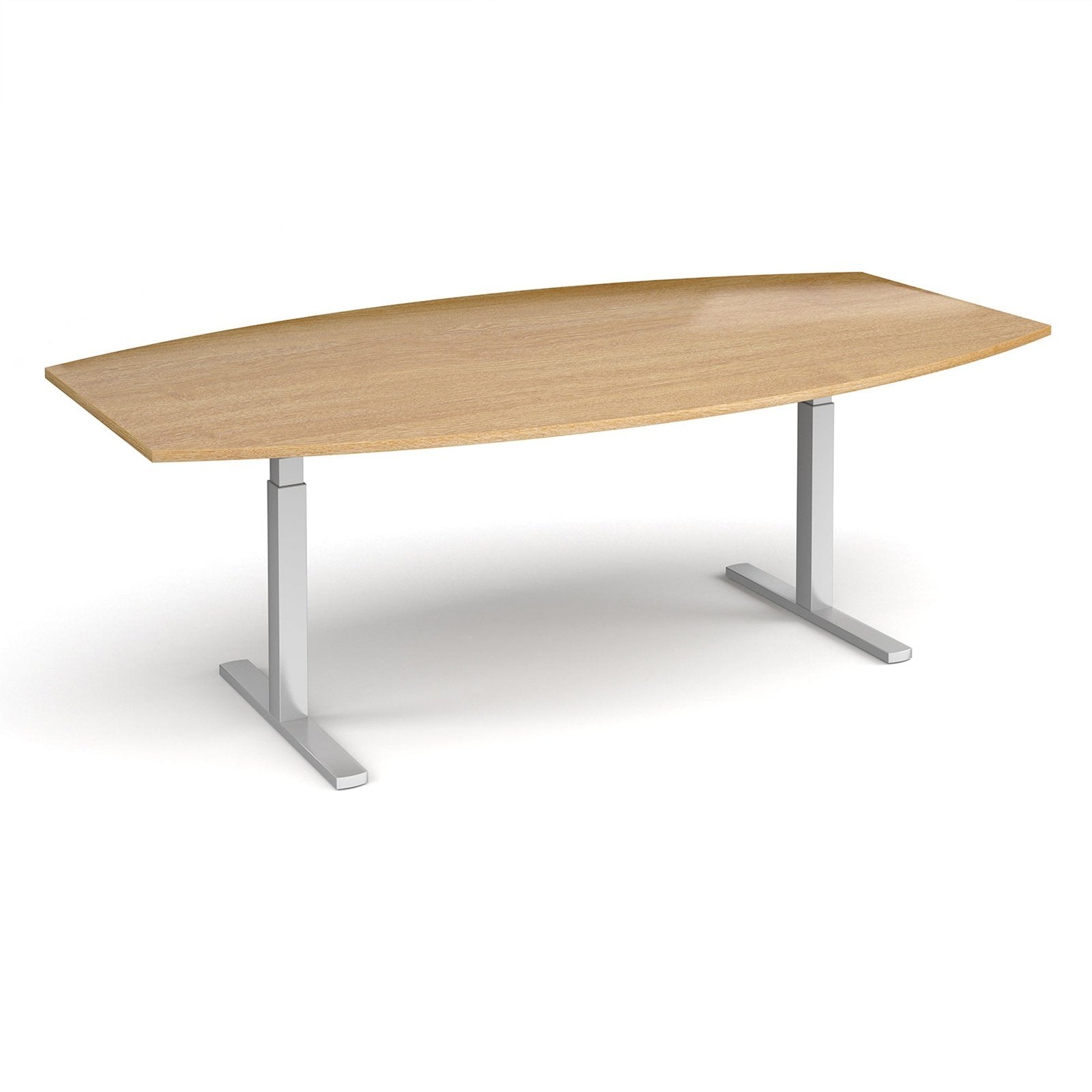 Elev8 Touch radial end boardroom table - Office Products Online