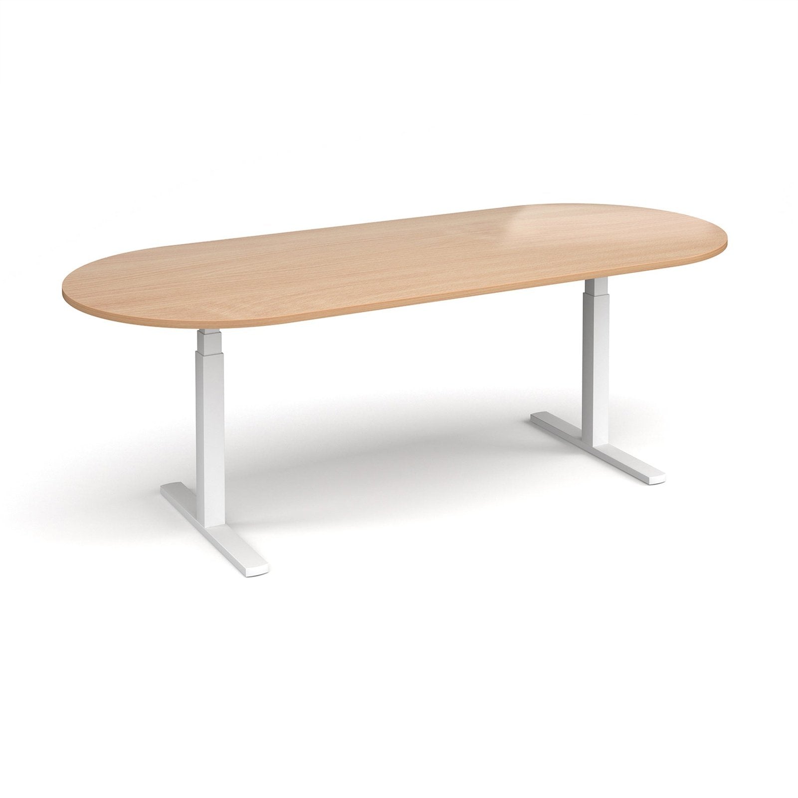 Elev8 Touch radial end boardroom table - Office Products Online