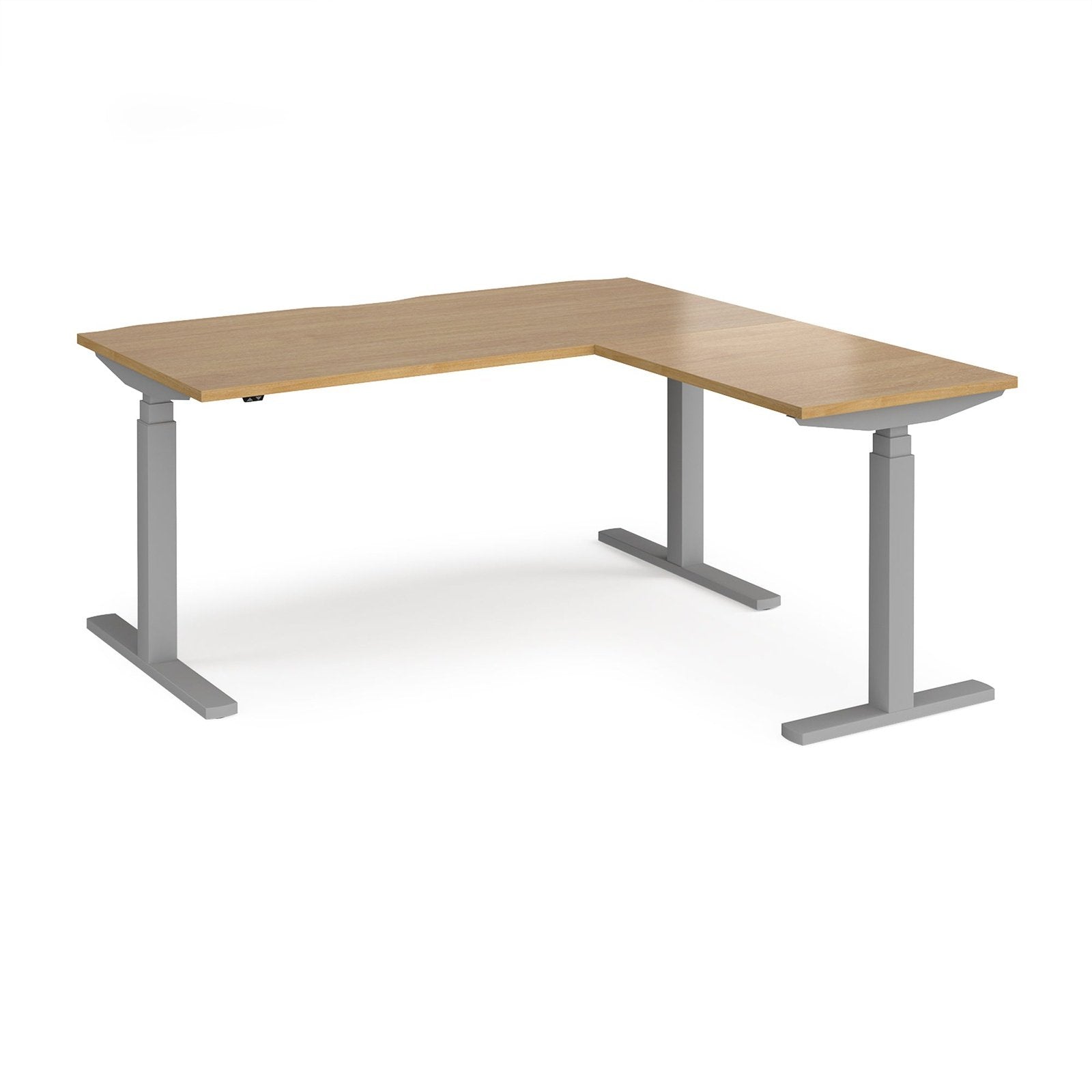 Elev8 Touch sit-stand with 800mm return desk - Office Products Online