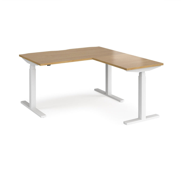 Elev8 Touch sit-stand with 800mm return desk - Office Products Online