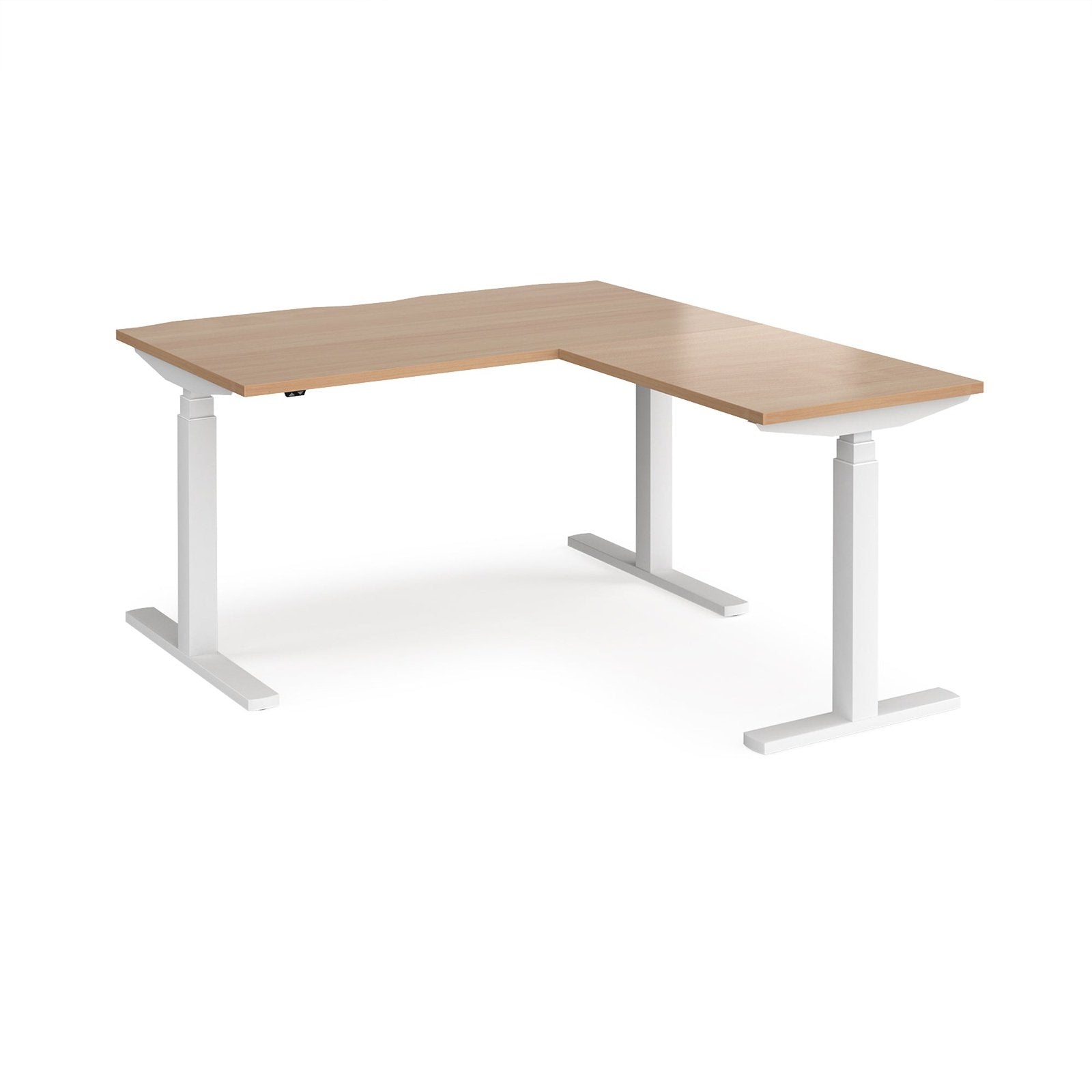 Elev8 Touch sit-stand with 800mm return desk - Office Products Online