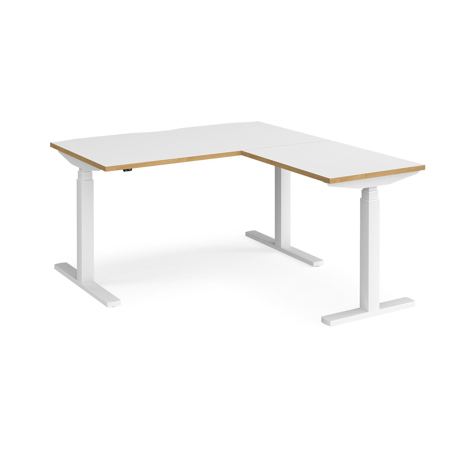 Elev8 Touch sit-stand with 800mm return desk - Office Products Online