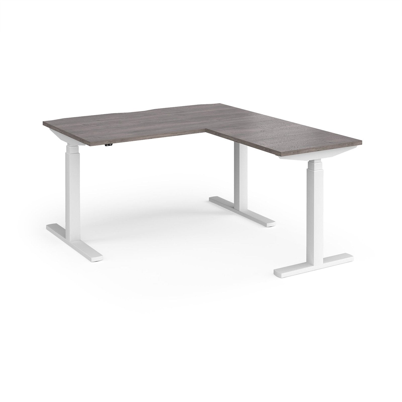 Elev8 Touch sit-stand with 800mm return desk - Office Products Online