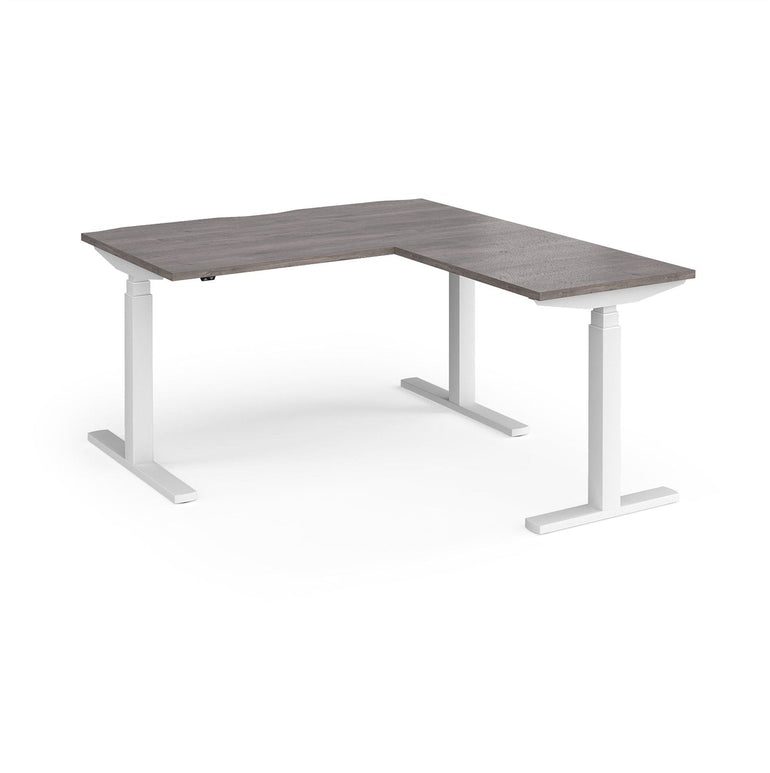 Elev8 Touch sit-stand with 800mm return desk - Office Products Online