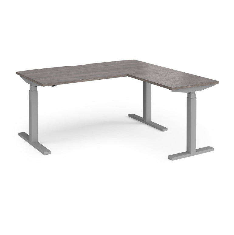 Elev8 Touch sit-stand with 800mm return desk - Office Products Online