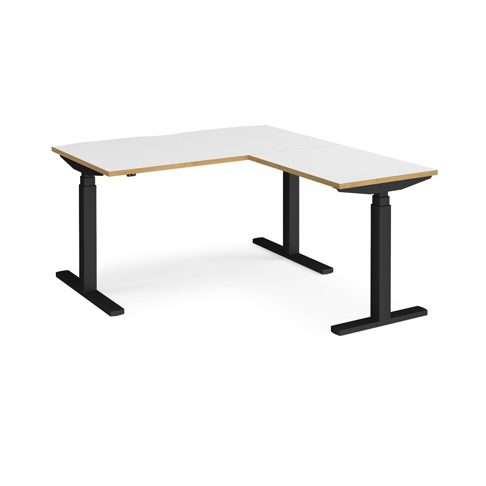 Elev8 Touch sit-stand with 800mm return desk - Office Products Online