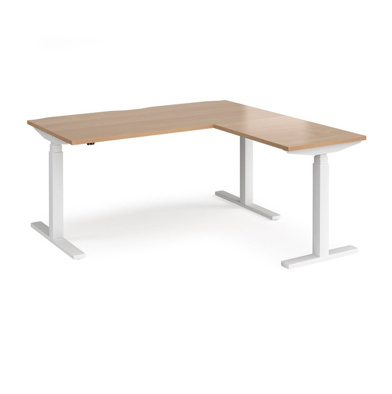 Elev8 Touch sit-stand with 800mm return desk - Office Products Online