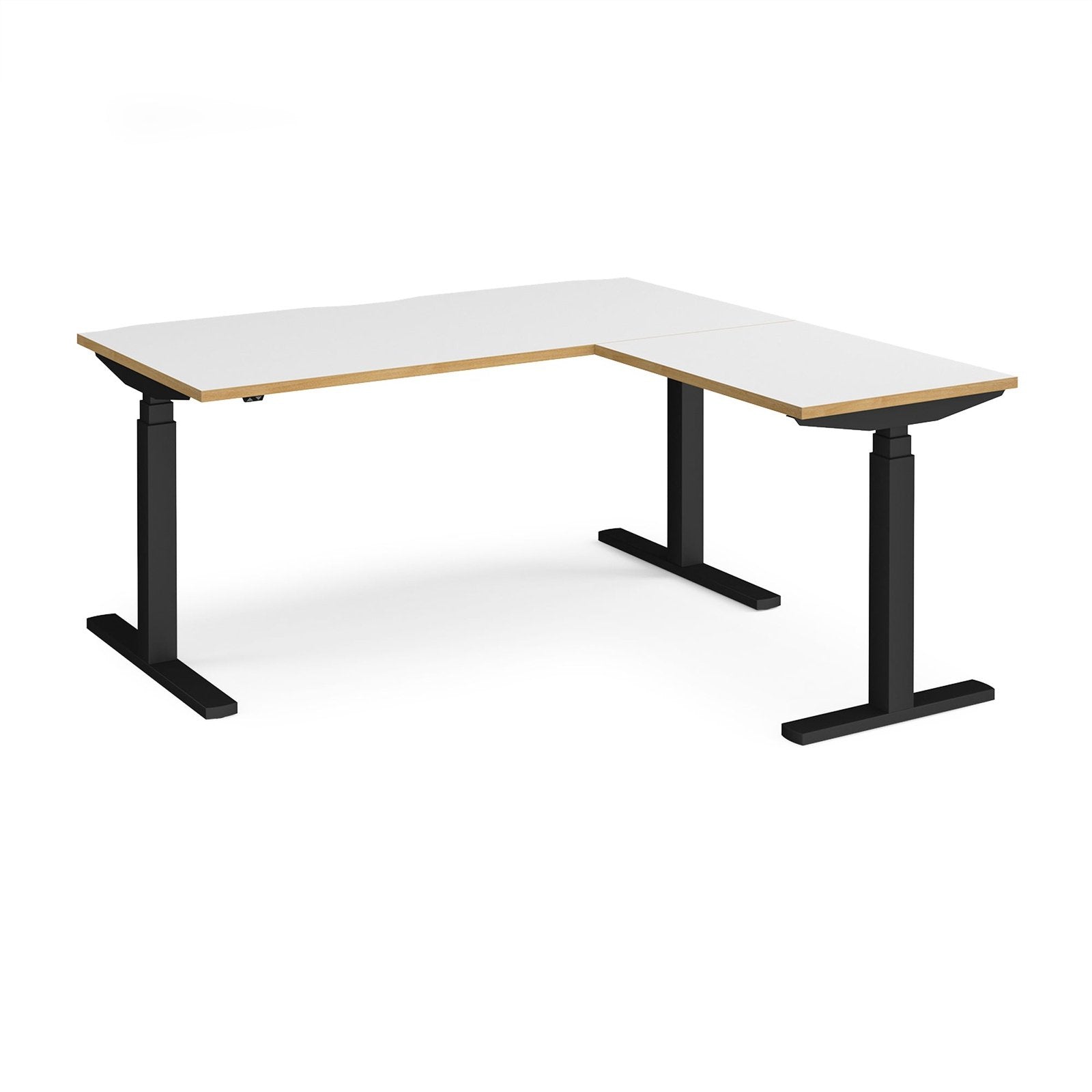 Elev8 Touch sit-stand with 800mm return desk - Office Products Online