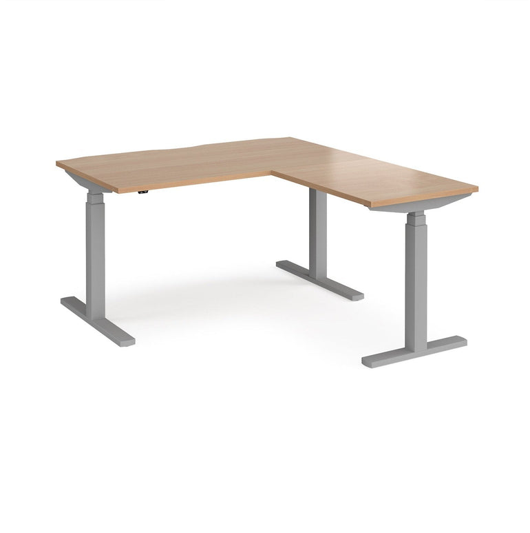 Elev8 Touch sit-stand with 800mm return desk - Office Products Online