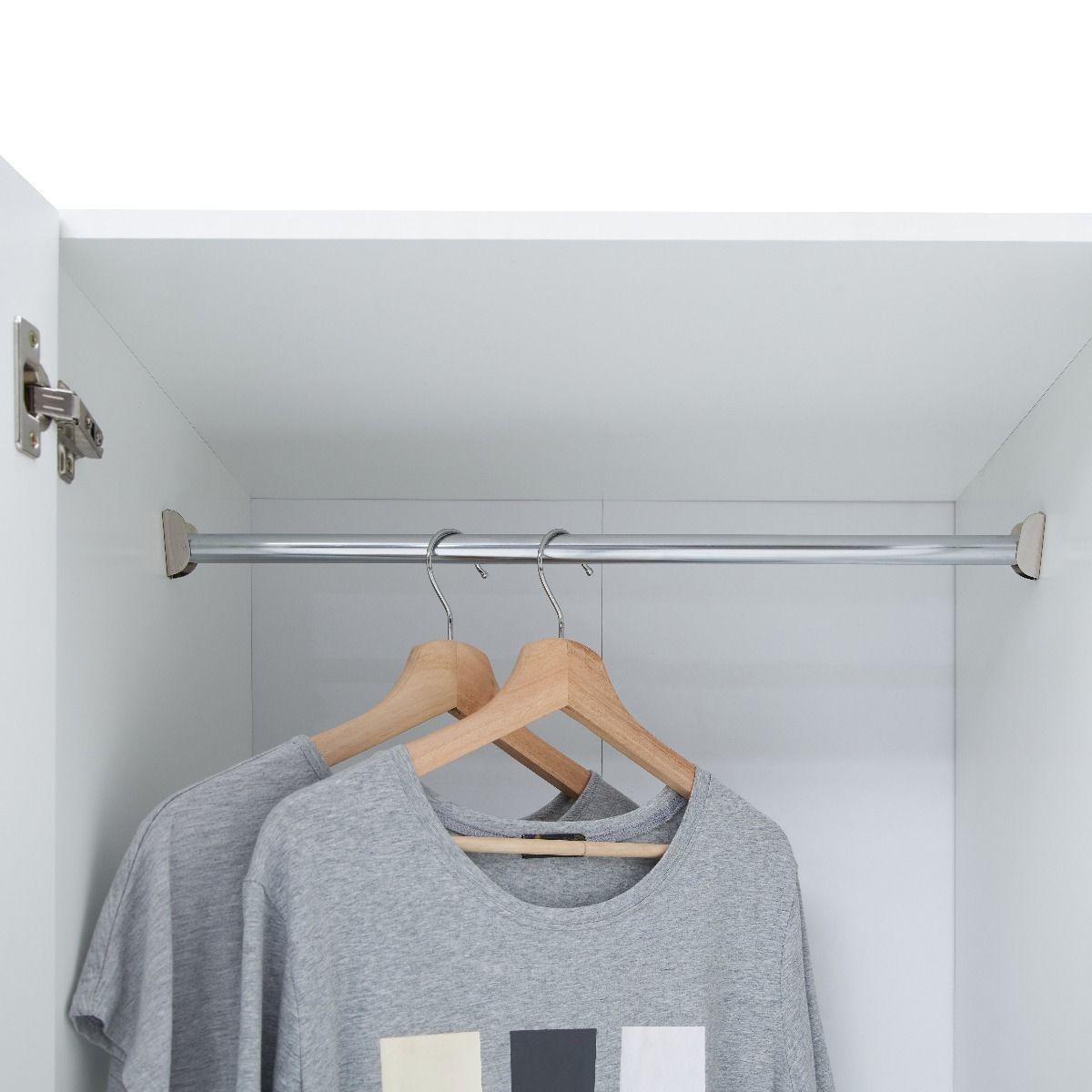 Essentials Door Wardrobe Hanging Rail allhomely