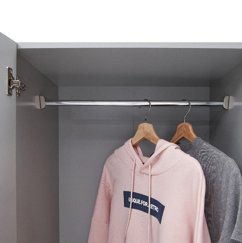 Essentials Door Wardrobe Hanging Rail allhomely