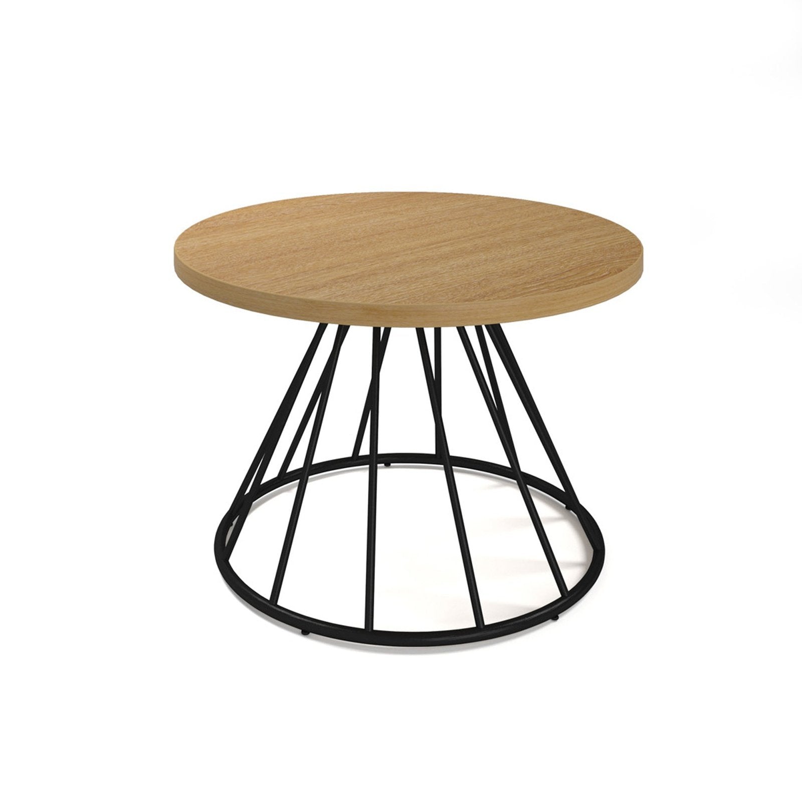 Figaro coffee table with black spiral base - Office Products Online