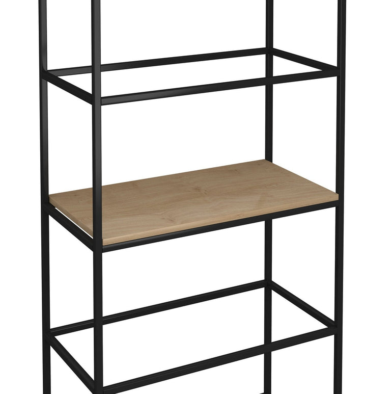 Flux modular storage double wooden inner shelf - kendal oak - Office Products Online