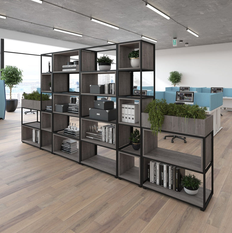 Flux modular storage single wooden cubby shelf - Office Products Online