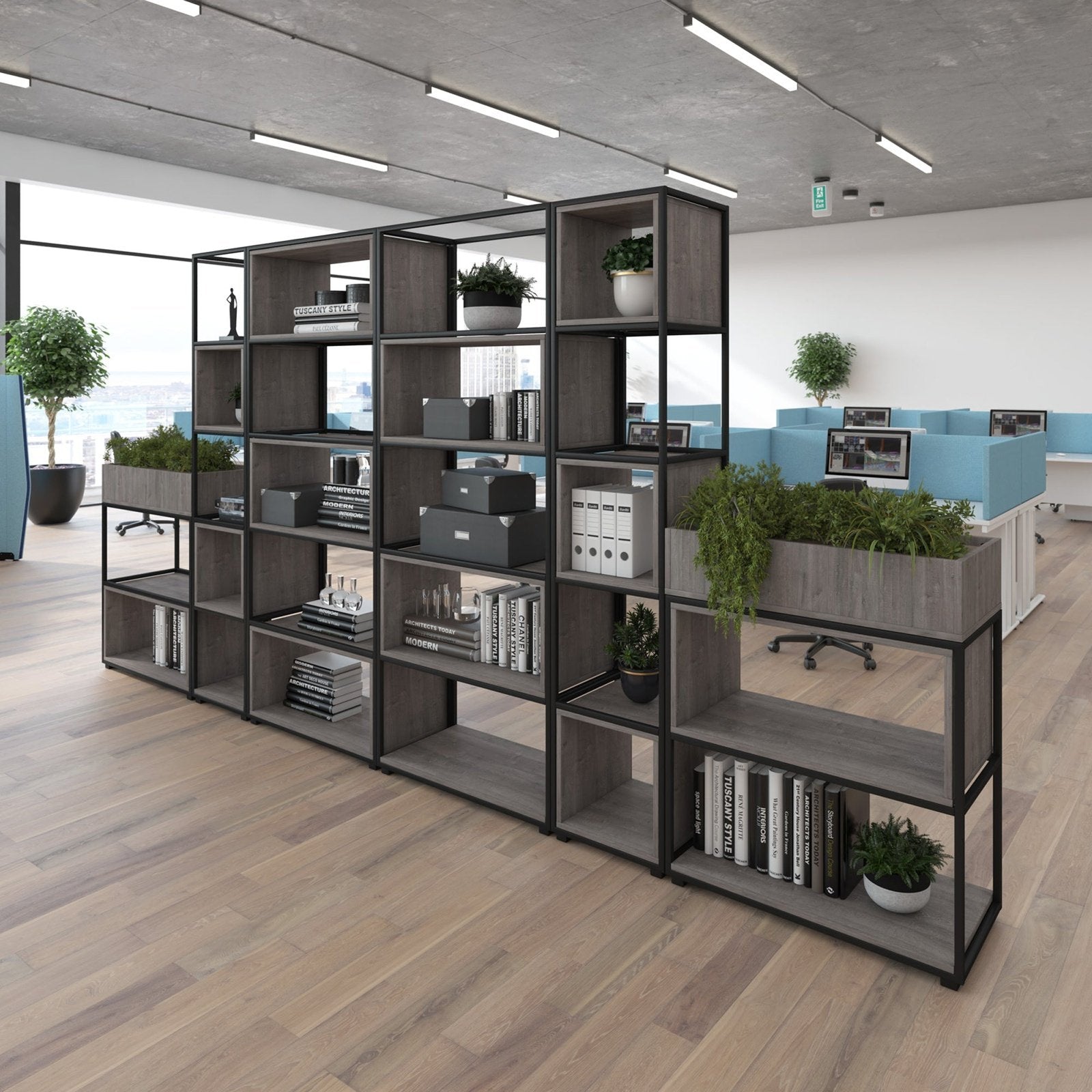 Flux modular storage wooden top shelf - Office Products Online