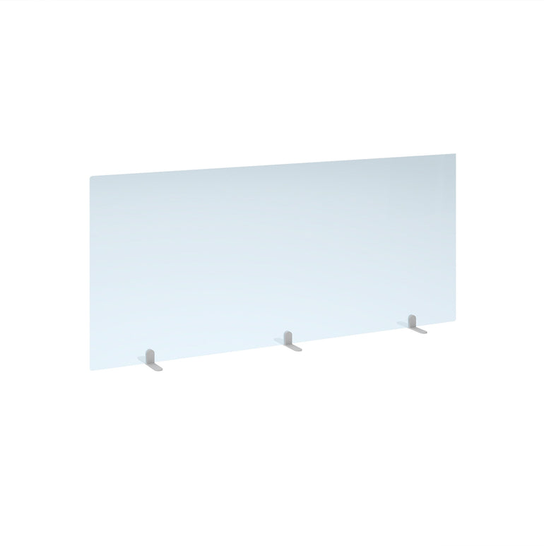 Free standing acrylic 700mm high screen - Office Products Online