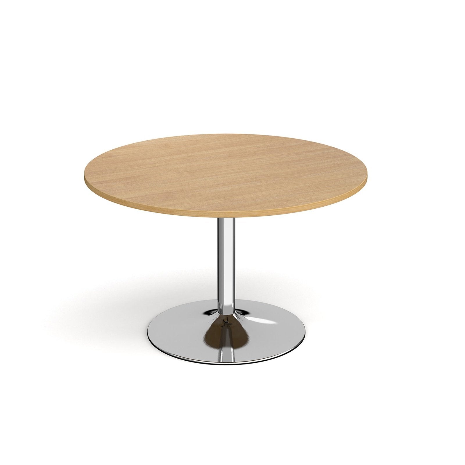 Genoa circular dining table with trumpet base - Office Products Online