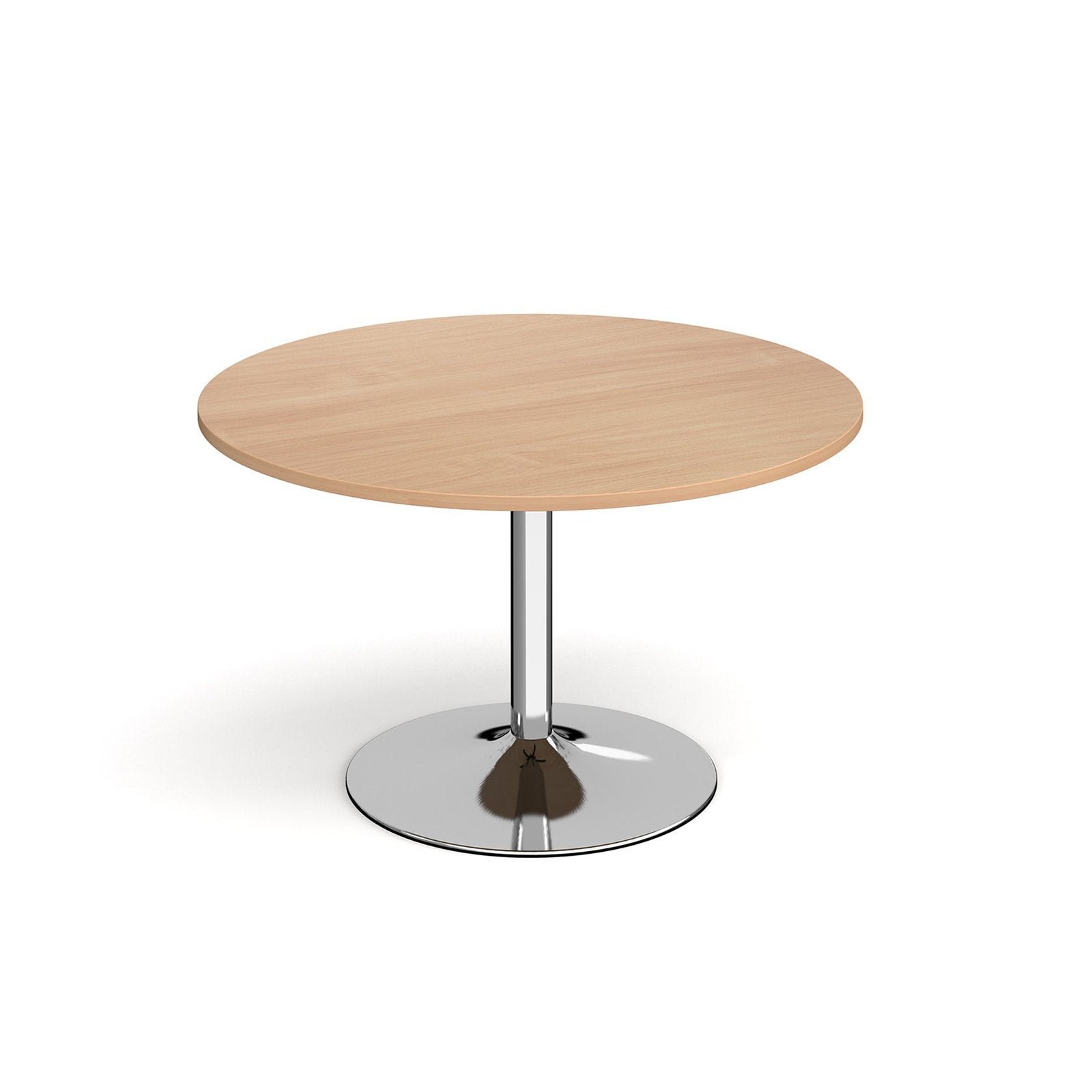 Genoa circular dining table with trumpet base - Office Products Online