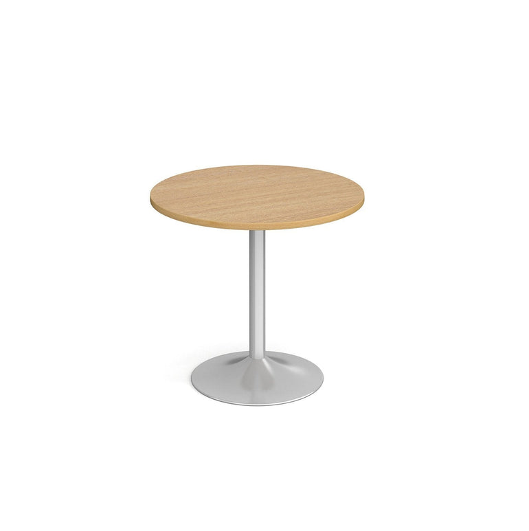 Genoa circular dining table with trumpet base - Office Products Online