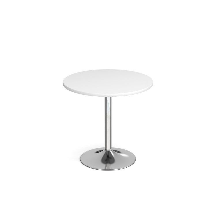 Genoa circular dining table with trumpet base - Office Products Online