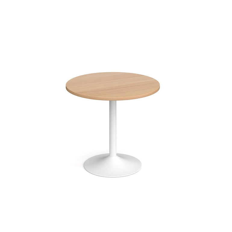 Genoa circular dining table with trumpet base - Office Products Online