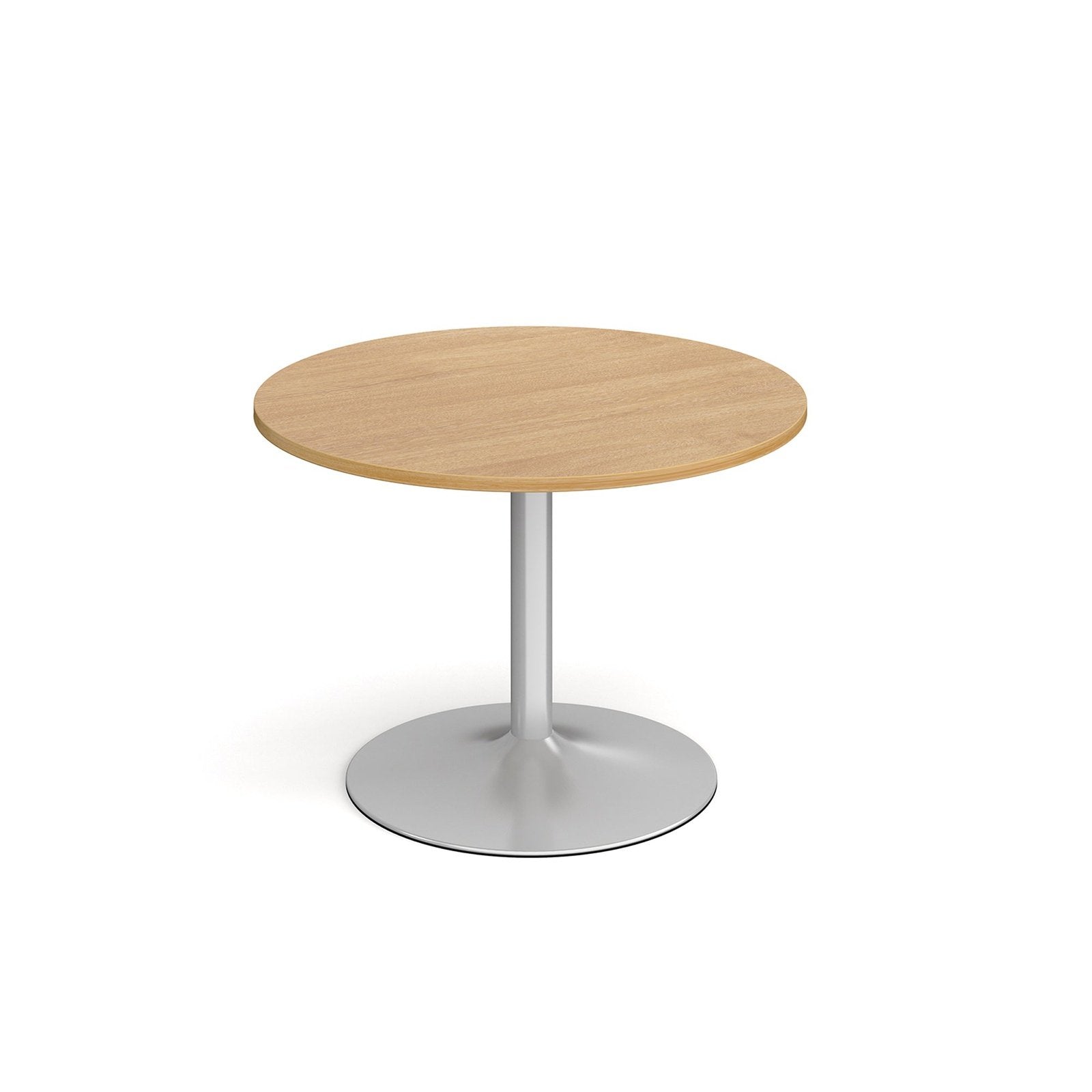 Genoa circular dining table with trumpet base - Office Products Online