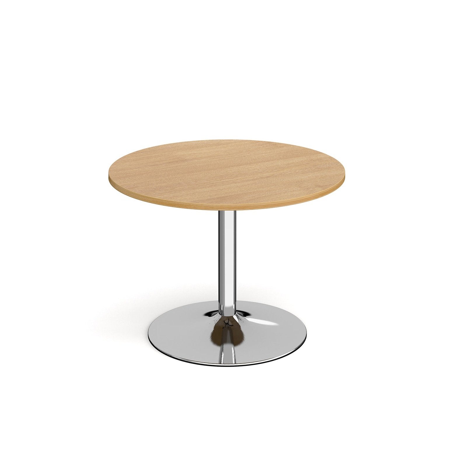 Genoa circular dining table with trumpet base - Office Products Online