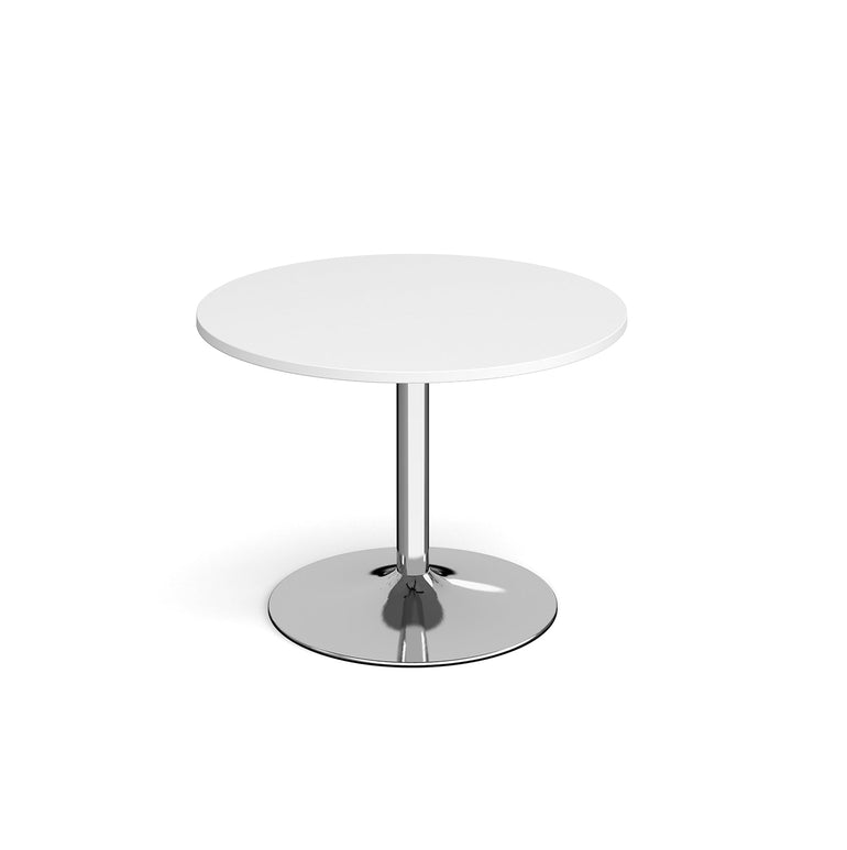 Genoa circular dining table with trumpet base - Office Products Online