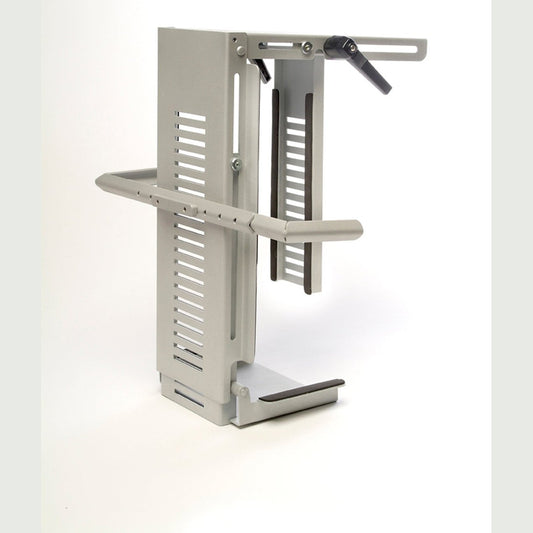 Impulse Lockable CPU Holder - Steel Rectangular Computer Stand with Lockable Door, Easy Self-Assembly, 1-Year Guarantee