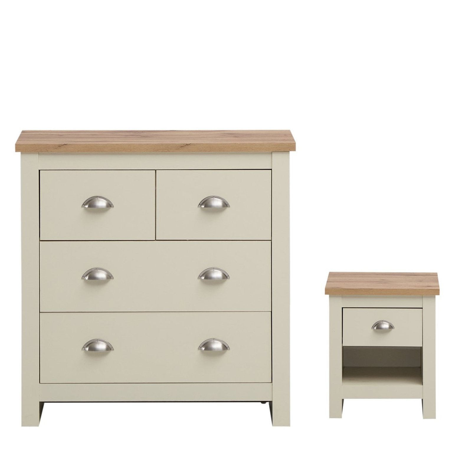 Lisbon Piece Bedroom Set Chest Drawer Bedside allhomely