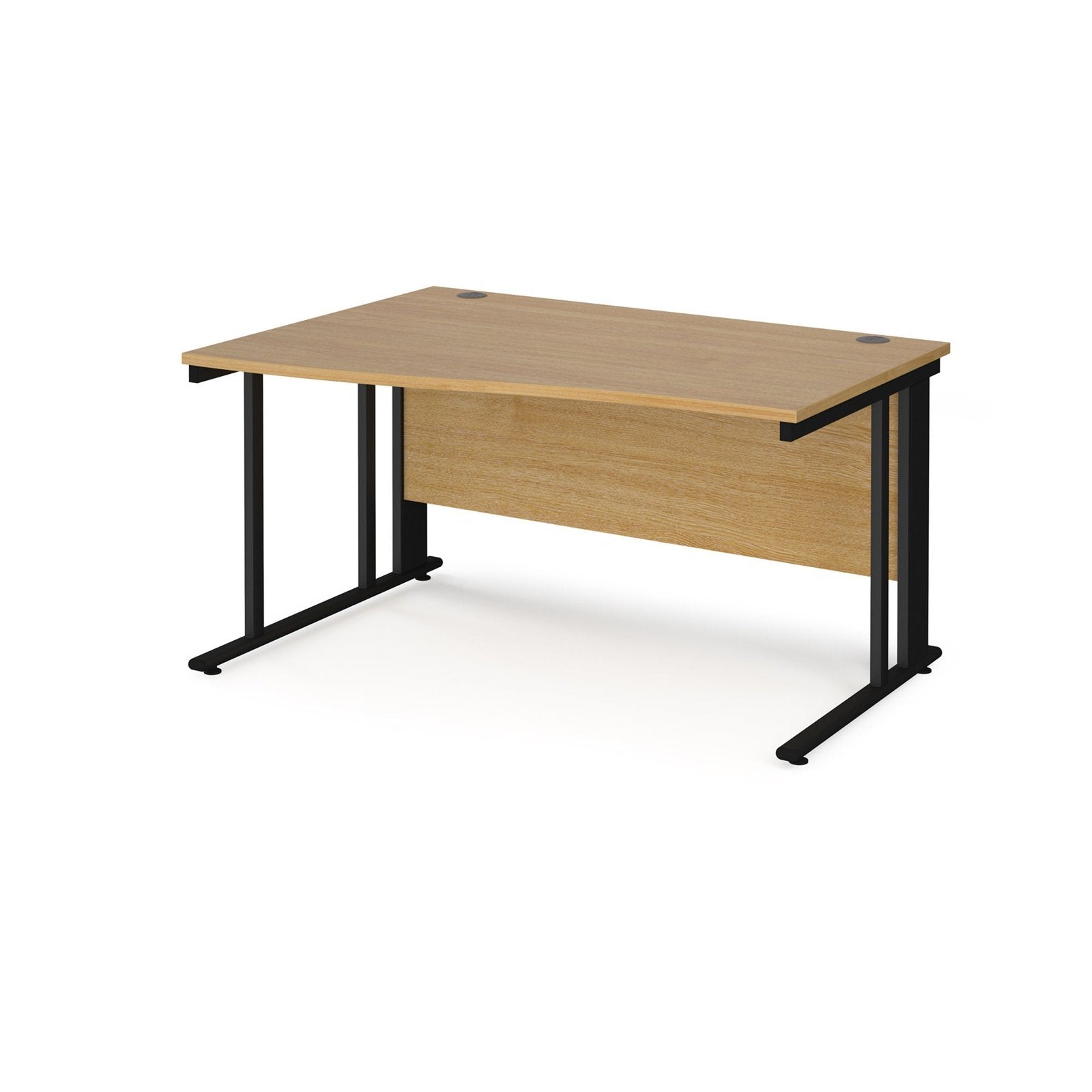 Maestro 25 cable managed leg left hand wave desk - Office Products Online