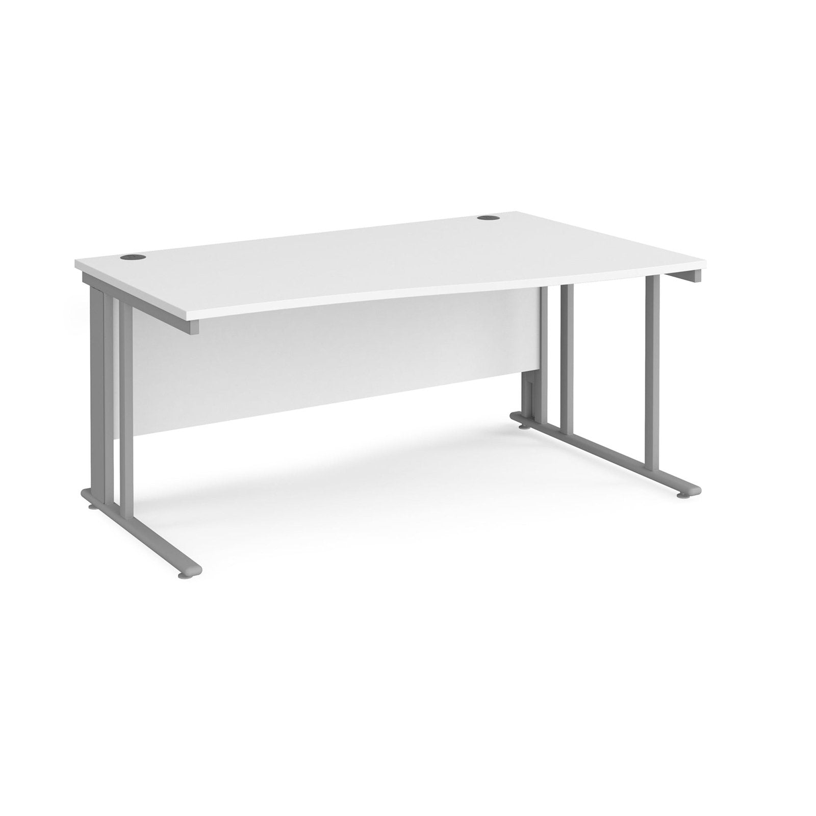 Maestro 25 cable managed leg right hand wave desk - Office Products Online