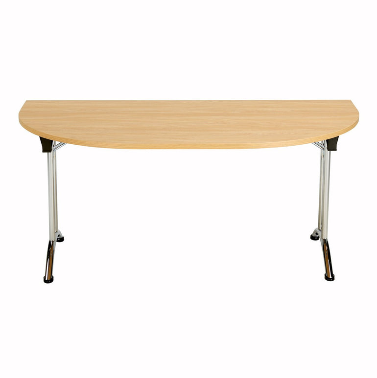 One Union D-End Folding Table